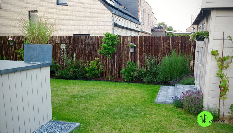 inspiracia bambusový plot